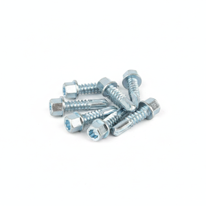 PDC Hex Head Self-Drilling <b>Screws</b> Carbon Steel Zinc/<b>Galvanized</b>/Phosphate Finish Metric & Inch Class 8 Grade Customizable Length - Product Image 1