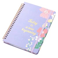 2024 A5 imprimé planificateur couverture Journal boîte-cadeau reliure à feuilles mobiles cahier à spirale matériau de recyclage écologique pour les étudiants