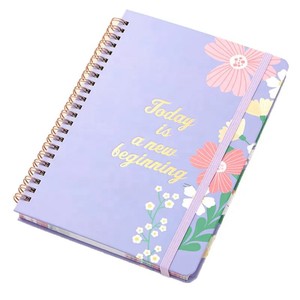 2024 A5 Printed Planner Cover Journal Gift Box Loose-<b>leaf</b> Binding Spiral Notebook Eco-Friendly Recycling Material for Students - Product Image 1