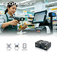 Módulo Escáner de Códigos QR USB de Alta Velocidad EMT8097, Motor de Escaneo de Códigos de Barras 1D/2D para Sistema POS