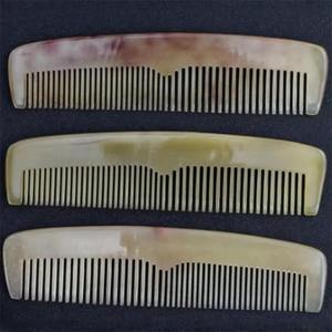 Peigne en corne de buffle, taille personnalisée, prix abordable, peigne à dents larges très vendu pour hommes et femmes, en corne naturelle - Product Image 6