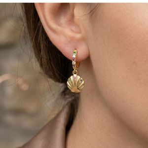 Pendientes de Plata de Ley 925 con Baño de Oro y Turmalina Multicolor para Mujer, Joyería para Bodas - Product Image 6