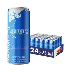Bebida Energética Red Bull Edición Verano Sabor Cereza y Madera de Frutas, Directo de Fábrica, 24 Latas de 250ml, Fecha de Caducidad 2026 - Product Image 2