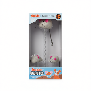 Peluche Dock pour souris de compagnie 15 x 22 cm, jouet interactif et de mouvement pour animaux de compagnie - Product Image 2