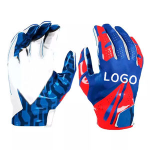 Gants de football américain personnalisés avec logo, design confortable et antidérapant pour les nouveaux gants - Product Image 2