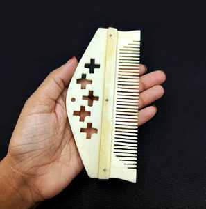 Hand Crafted Bone <b>Comb</b> in Bulk High Quality Buffalo Bone Classic <b>Hair</b> <b>Comb</b> Fresh Arrival Salon Beard <b>Comb</b> - Product Image 1