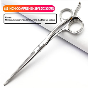 Logo personnalisé 6.5 pouces ciseaux de coiffeur en acier inoxydable pour la coupe de cheveux outil de beauté pour gaucher-droitier - Product Image 2