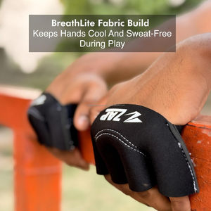 Gants de cricket ZAP Signature, design à demi-doigts, protection de la paume avec coussinets de qualité supérieure, adhérence solide, légers et respirants - Product Image 5