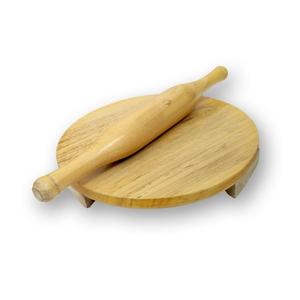 Fournisseur en gros de rouleaux à pâte et planches à pâte en bois de manguier rond de 9 pouces (9 quarts) pour Polpat, Roti, Chakla, Belan, fabriqués par un fabricant. - Product Image 1