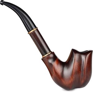 Pipe à tabac classique de collection, sculptée à la main en bois de poirier avec technique de miroir, compatible avec filtre de 9 mm (Dali) ALTAMASH CRAFT - Product Image 3