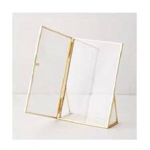 Modern Home Metal Glass Photo <b>Frame</b> Elegant <b>Picture</b> Display Decorative Interior Accent - Product Image 2
