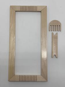 Handmade Wooden Weaving Loom Kit with Shuttle and Comb Frame for DIY Weaving Crafts Textile Art and Hobby Projects - Product Image 2
