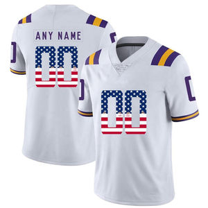 Camiseta de Fútbol Americano para Hombre en Stock, Camisetas de Fútbol de Club con Logotipo Personalizado, Ropa Deportiva Transpirable - Product Image 2