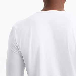 เสื้อยืดแขนยาวผู้ชายสไตล์ใหม่สำหรับฤดูร้อน ผลิตจากผ้าฝ้าย ดีไซน์ล่าสุดสำหรับผู้ใหญ่ - Product Image 6