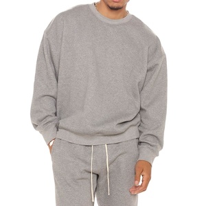 Ensemble de survêtements en polaire pour homme, style streetwear oversize, avec sweat à capuche et pantalon de jogging, impression en relief, fabrication sur mesure, vente en gros - Product Image 3