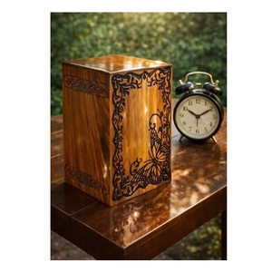 Urna Funeraria de Madera de Lujo para Cenizas, con Durabilidad Superior y Atractivo Decorativo Natural - Product Image 1