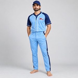 Uniforme de baseball de qualité supérieure avec coutures durables et construction respirante, confectionné avec un tissu de haute qualité, coupe confortable. - Product Image 1