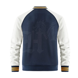Chaqueta Varsity Unisex de Alta Calidad al Por Mayor, Cuello Alto, Colores/Estilos Personalizados Ecológicos para Atuendos Urbanos - Product Image 2