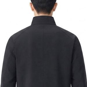 Vêtements d'hiver pour hommes, vestes à col montant avec fermeture éclair, vestes élégantes pour hommes avec emballage personnalisé - Product Image 4