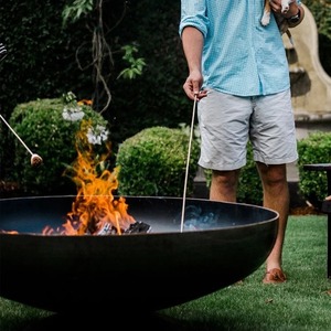 Modern Outdoor Metal <b>Fire</b> <b>Pit</b> for Backyard Leisure and Entertaining - Product Image 1