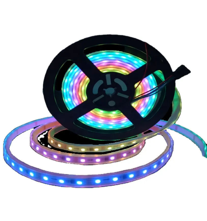 Programmable Rgb Led Strip Waterproof WS2818 60leds 5050 Rgb Programmable Waterproof Digital Led Strip