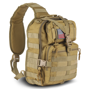 Tactical Nylon Cross Body Sling Bag with Shoulder Strap for Hunting Unisex Waterproof Softback <b>Backpack</b> - Product Image 1