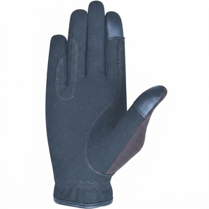 Gants de conduite unisexes en cuir microfibre à doigts entiers avec fermeture à cordon, antidérapants, protection UV, pour usage extérieur en été - Product Image 3