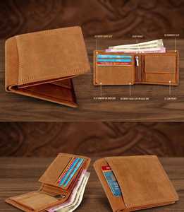 Handmade Genuine Leather <b>Wallet</b> <b>for</b> <b>Men</b> – Classic Design <b>RFID</b> Protected Leather <b>Wallet</b> <b>for</b> <b>Men</b> with Coin Pocket <b>Men's</b> Premium - Product Image 1
