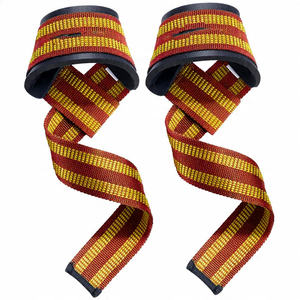 Correas de Levantamiento de Pesas para Fisicoculturismo, Elásticas y Resistentes de Poliéster, para Entrenamiento en Gimnasio, Levantamiento de Pesas y Fitness - Product Image 2