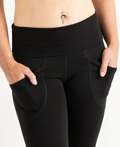 2026 Hot Sale Women's High Waist Flared Leg Solid Yoga <b>Leggings</b> <b>With</b> <b>Pockets</b> Four-Way Stretch Full Length Seamless Design 160g - Product Image 5