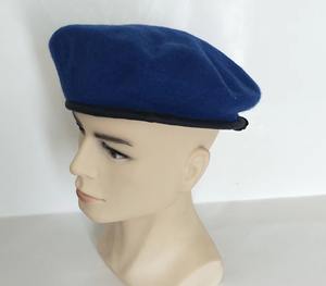 Custom Multicolor Striped Fleece <b>Beret</b> <b>Hat</b> Wholesale French Style 100% Wool with Hand Embroidery Badges Unisex - Product Image 6