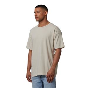 Venta al por mayor de camisetas personalizadas de corte holgado con estampado gráfico de cuello redondo Camiseta de gran tamaño para hombres - Product Image 3