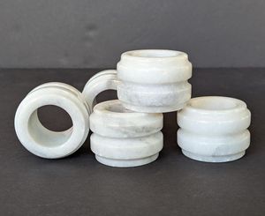 Newly Crafted Design Marble Napkin <b>Ring</b> Stone Napkin <b>Ring</b> Terrazzo Napkin <b>Rings</b> Marble Napkin Holder at very <b>cheap</b> Price - Product Image 4