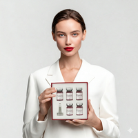 Booster d'hydratation esthétique pour la peau, peptides, acide hyaluronique, complexe multi-actif liquide, soin éclat élastique, coffret
