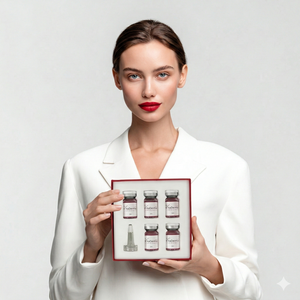 Potenciador de Hidratación Cutánea Estético, Péptidos, Ácido Hialurónico, Complejo Multiactivo Líquido, Set en Caja para una Piel Elástica y Radiante - Product Image 3