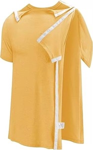 Camisetas de Jersey con Abertura Completa, Fáciles de Poner/Quitar para Pacientes Postoperatorios, Ropa de Cuidado No Removible - Product Image 2