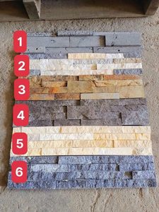 Vente flash : Panneaux de revêtement mural en pierre naturelle multicolores pour la décoration et l'aménagement paysager - Product Image 1