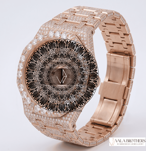 Montre Chronographe Offshore Audemars Piguet Royal Oak Diamant 42mm Acier Inoxydable Octogonale Analogique Saphir Style Antique Dessin Animé - Product Image 2
