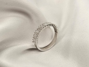 Customized Classic Luxury Natural Engagement Diamond Princess Cut Hip Hop Moissanite Silver Plated Stainless Steel IGI <b>Ring</b> - Product Image 2
