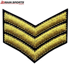 Meilleures ventes : Écussons de grade uniforme brodés Merrow, service OEM, écussons de grade uniforme brodés - Product Image 1