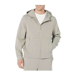 Men Solid Knitted Eco-Friendly Breathable Winter Pullover Hoodie Long Sleeve <b>Design</b> Custom Logo Printing OEM Service Pocket - Product Image 3