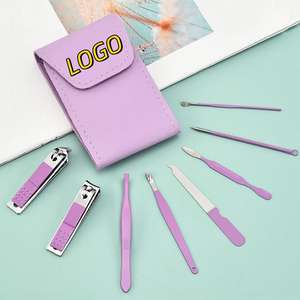 Juego de Manicura de Alta Calidad de 8 Piezas, Cortaúñas de Acero Inoxidable de Color, Juego de Tijeras para Uñas Totalmente Personalizado ANAAIF - Product Image 2