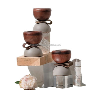 ชุดเตาเบคโคเรซินไม้ช่างฝีมือพร้อมช้อนและที่คีบน้ำมันหอมระเหยสุดหรู - Product Image 2