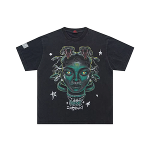 เสื้อยืดผู้ชายแบรนด์ดัง วินเทจ ทันสมัย ผ้าฝ้ายแท้คุณภาพสูง ซักแล้ว - Product Image 2