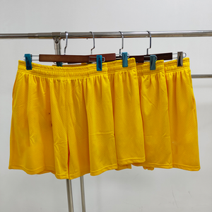 Short en maille oversize streetwear en coton épais respirant pour l'été, personnalisable avec logo, prêt à imprimer, articles en stock du fabricant, faible MOQ - Product Image 6