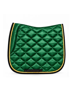 Almohadillas de satén inglés para silla de montar, las más vendidas, para entrenamiento y competición, con relleno de poliéster, para doma y salto ecuestre - Product Image 1