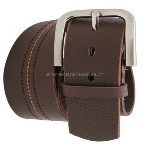 Lassic-cinturón informal de moda para hombre, disponible en todas las tallas y colores personalizados con hebilla cromada sólida a precio barato - Product Image 5