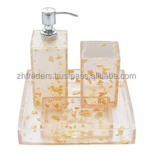 Nuevo diseño Baño de lujo Top Patrocinador Listado Set Baño de resina polivinílica Baño Set Venta directa de fábrica Compradores - Product Image 4