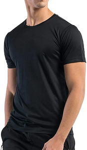 เสื้อยืดออกกำลังกายผ้าตาข่ายสำหรับผู้ชาย คุณภาพสูง ผลิตจากโพลีเอสเตอร์ รับทำโลโก้ เสื้อยืดผู้ชาย - Product Image 3