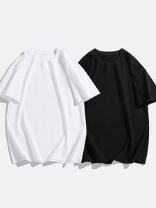 Popular Men's Bold Men's Oversized Black T <b>Shirt</b> with <b>Patchwork</b> Letters and Blue Flame Graphic Streetwear Cotton Tee - Product Image 4